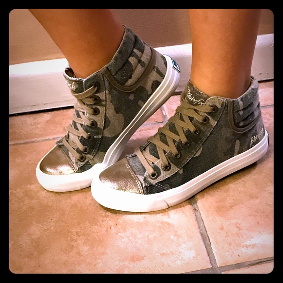 blowfish camo high top sneakers